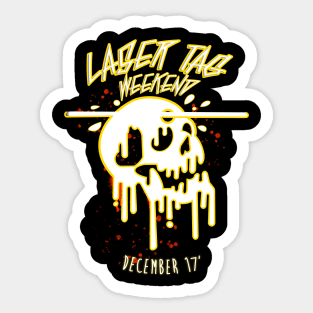 LASER TAG Weekend 17' Sticker